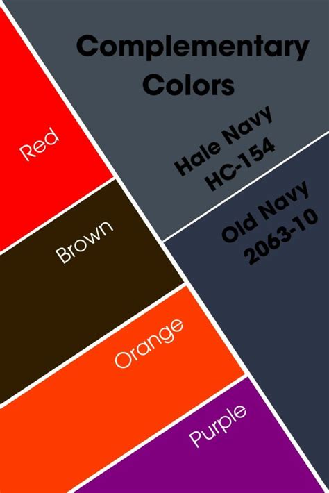 hale navy complementary colors.